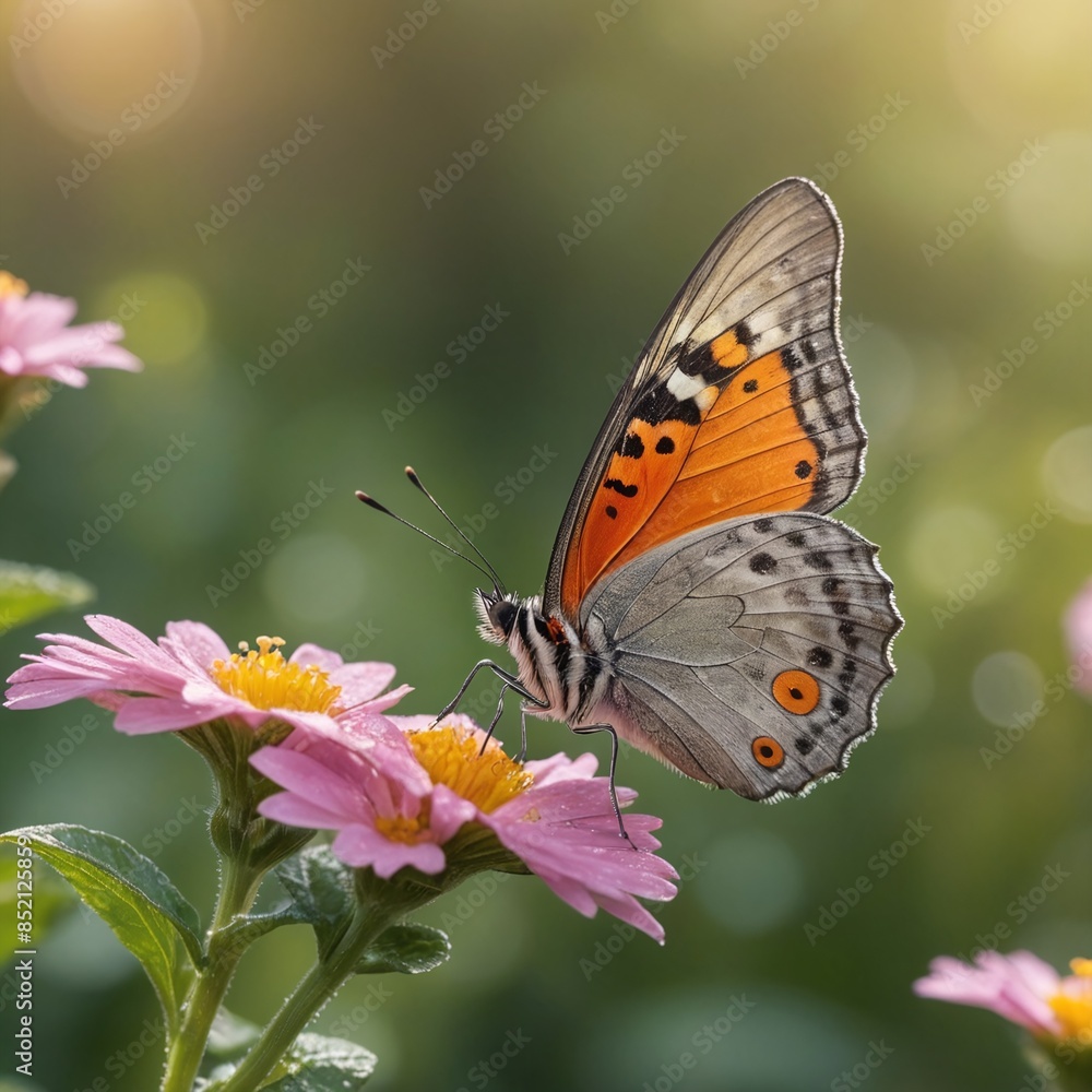 Vibrant Butterfly Elegance A Cinematic Morning in the Garden Vibrant Butterfly Elegance A Cinematic Morning in the Garden