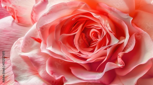 A detailed shot showcasing a vibrant pink rose in full bloom © AkuAku