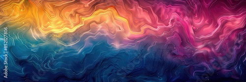 Colorful abstract background with streaks of wavy colors photo