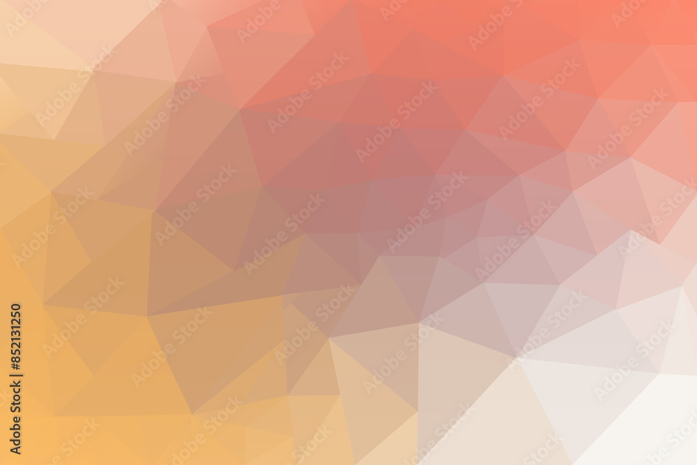Low Poly Gradient Background with Soft Pastel Hues of Peach Pink Orange and Light Cream Geometric Design Low Poly Gradient Background with Soft Pastel Hues of Peach Pink Orange and Light Cream Geometric Design