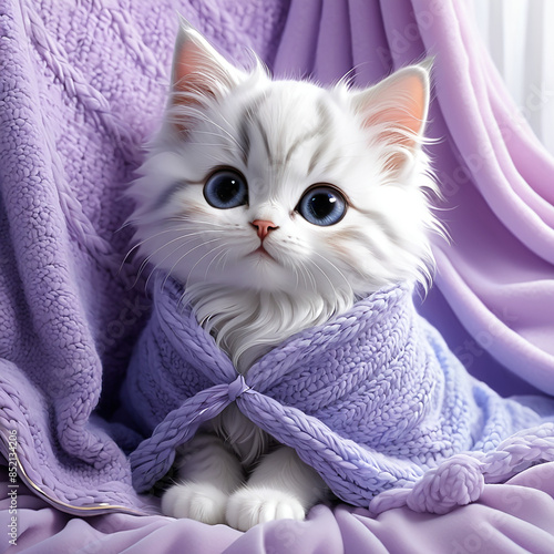 작고 귀여운 아기 고양이