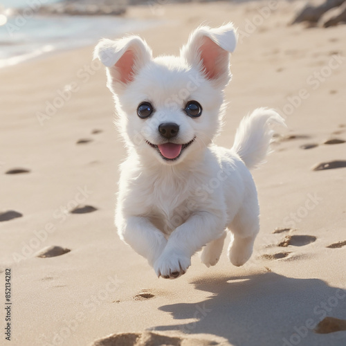 작고 귀여운 아기 강아지