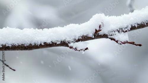 Wallpaper Mural Twig covered in snow Torontodigital.ca