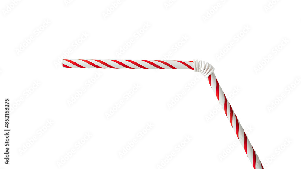 Fototapeta premium Juice straw on a transparent background