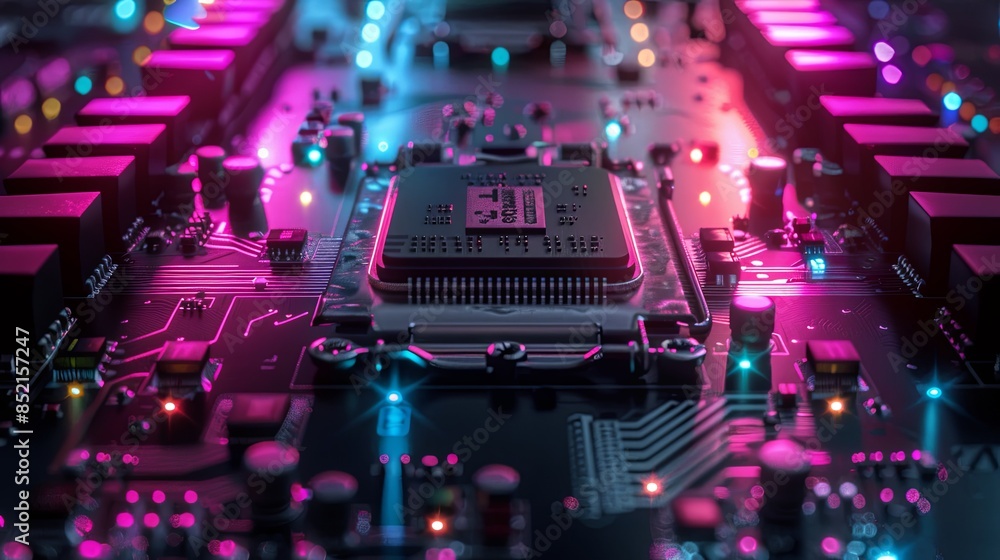 an abstract hardware board an abstract hardware board