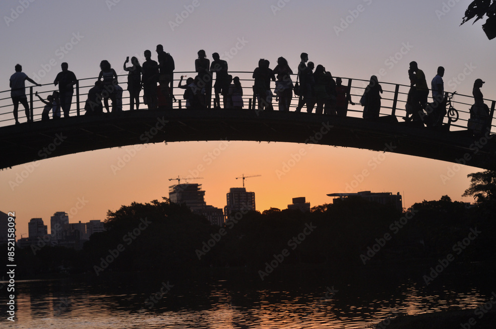 Fototapeta premium SILHUETAS