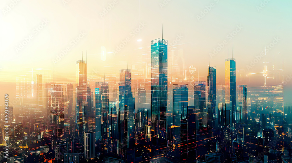 Fototapeta premium 5G technlogy Image High resolution