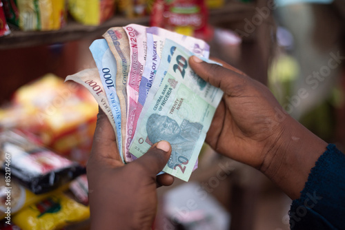 Banknotes Money currency of Nigeria