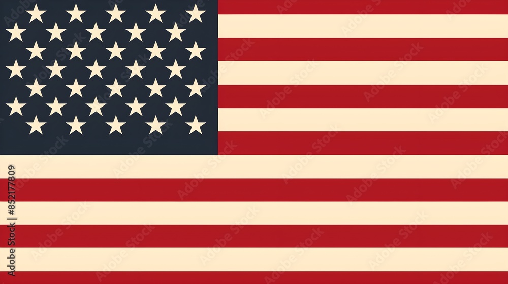 Fototapeta premium usa american flag creative patriotic background design new quality universal colorful joyful memorial independence day holiday stock image illustration wallpaper