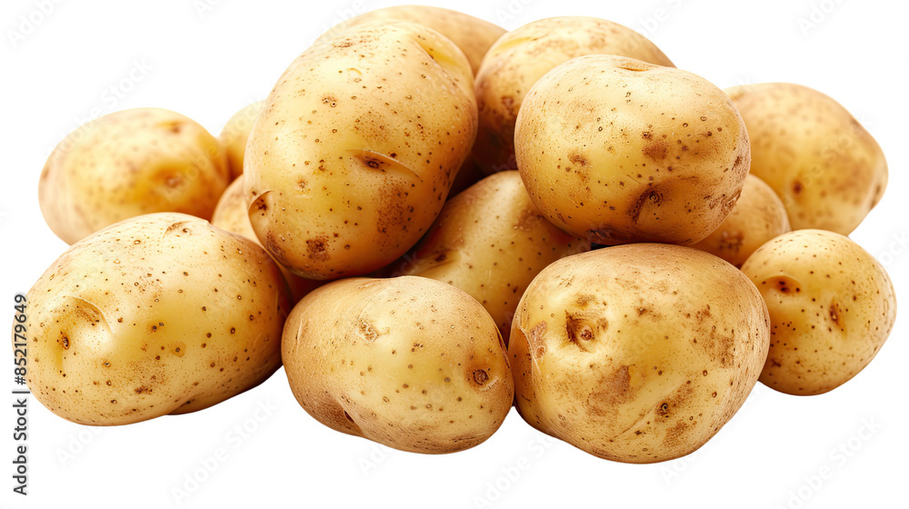 Potatoes on a transparent background Potatoes on a transparent background