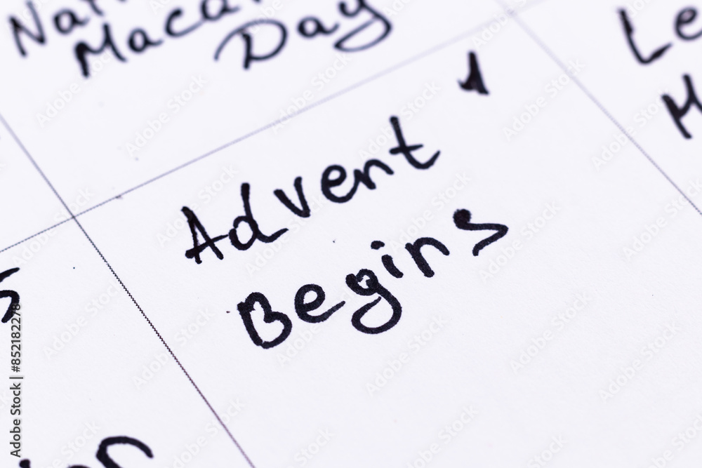 Sunday 27, Advent begins Photo calendar Sunday 27, Advent begins Photo calendar