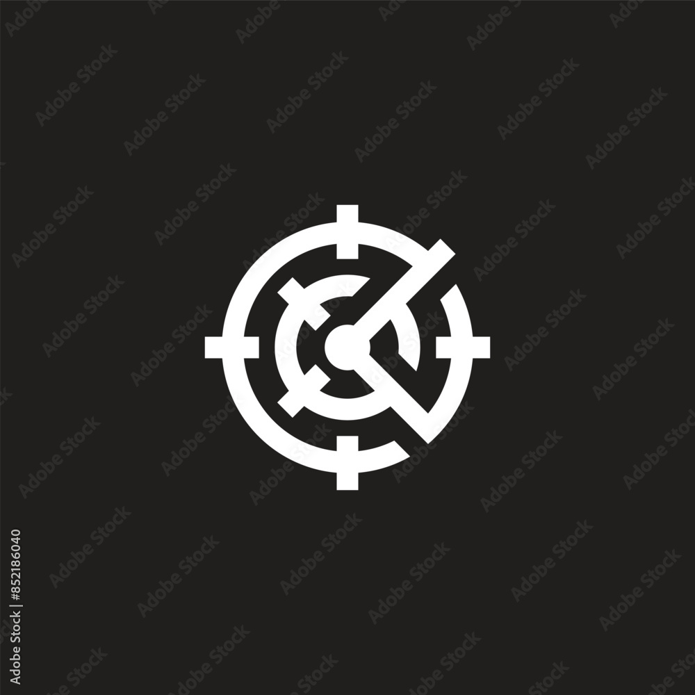 letter k time watch round logo vector letter k time watch round logo vector