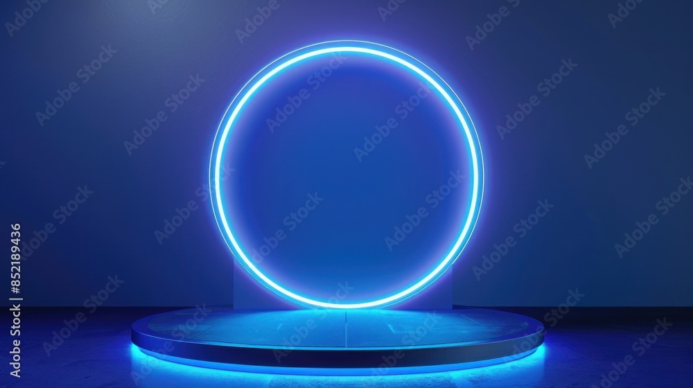 Modern Glowing Platform Modern Glowing Platform