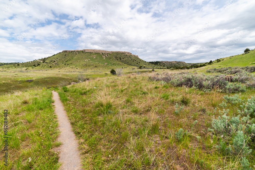 Obraz premium Ancient Trail To the Buffalo Jump