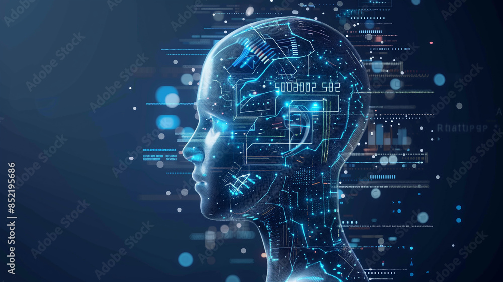 futuristic artificial intelligence or AI technology the era of innovation futuristic artificial intelligence or AI technology the era of innovation
