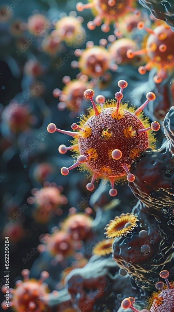 Extreme Close-Up of Quantum Microbial Life: Viruses Under Examination Extreme Close-Up of Quantum Microbial Life: Viruses Under Examination