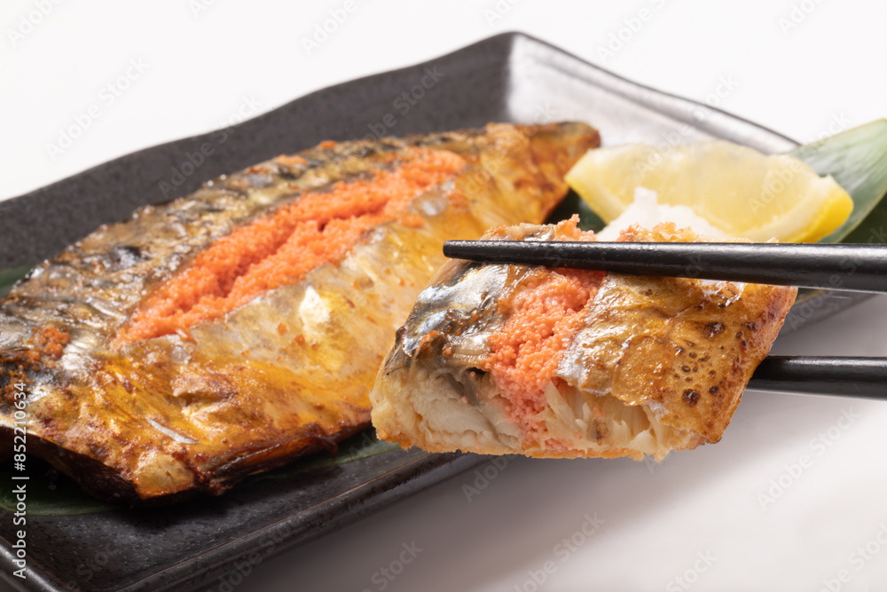 鯖明太子 焼き 鯖明太子 焼き