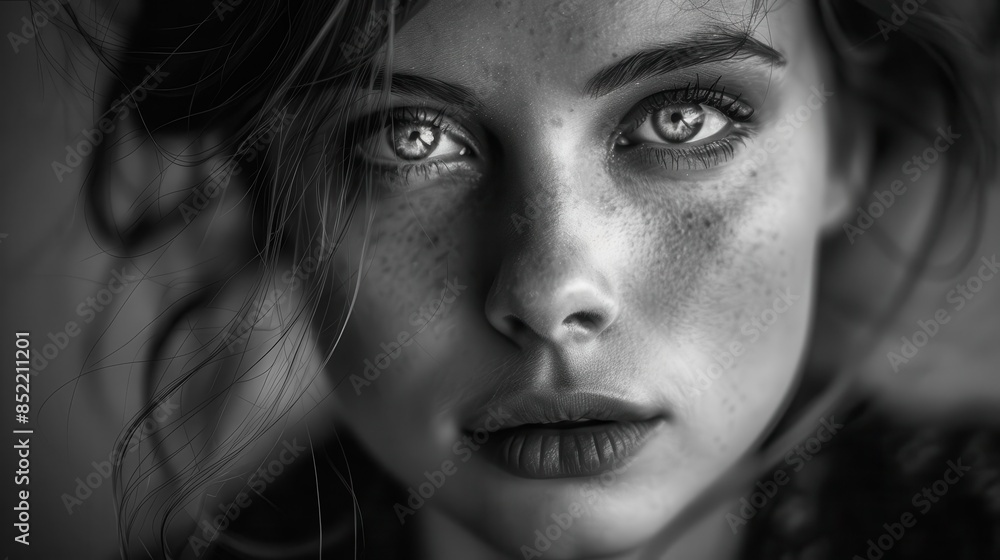 enigmatic beauty with piercing gaze in intimate urban portrait black and white fine art photography enigmatic beauty with piercing gaze in intimate urban portrait black and white fine art photography