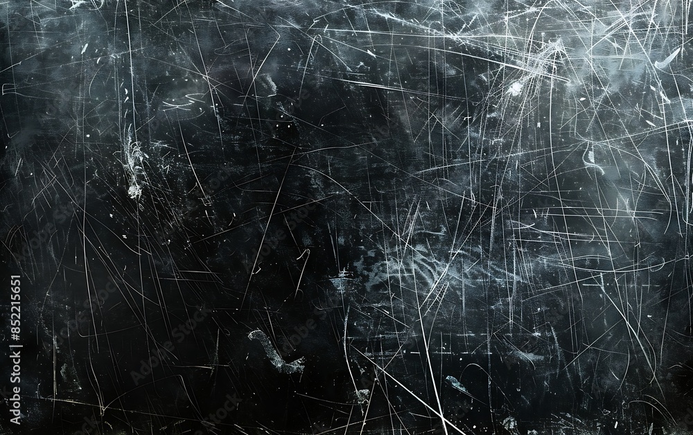 A grunge black and white scratched surface background A grunge black and white scratched surface background