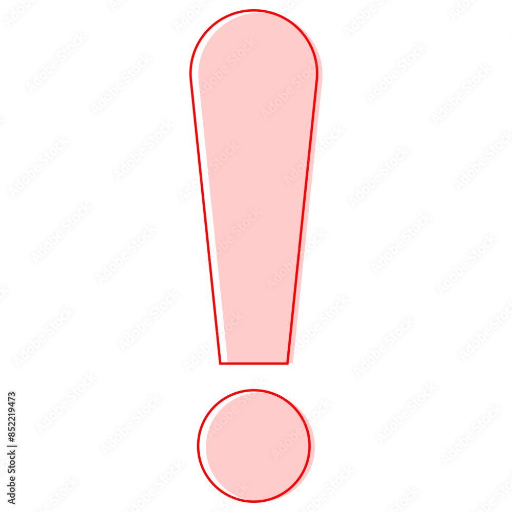 Exclamation mark icon Exclamation mark icon