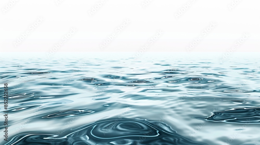 Serene Ocean Surface with Gentle Ripples, Generative AI Serene Ocean Surface with Gentle Ripples, Generative AI