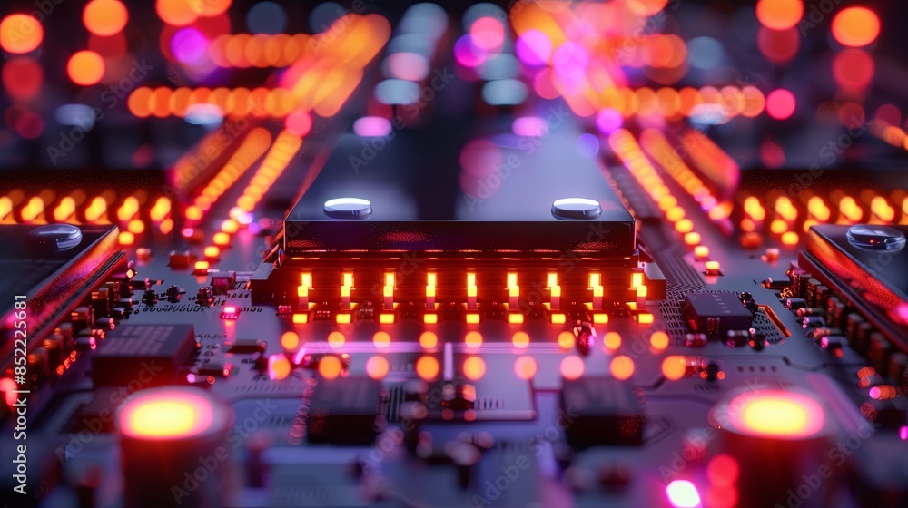 an abstract hardware board an abstract hardware board