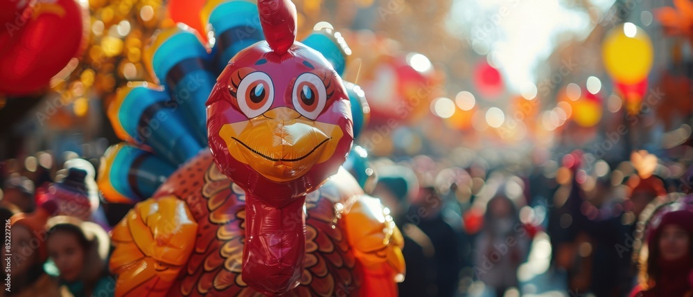 Turkey Character Balloon in Thanksgiving Parade
Turkey Character Balloon in Thanksgiving Parade