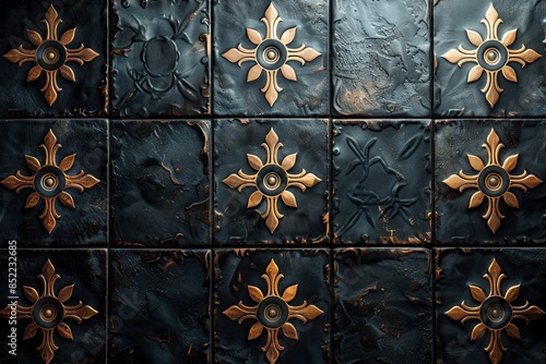Elegance in Geometry: Intricate Pattern Wallpaper 