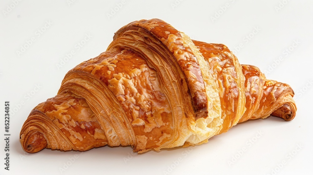Croissant on a white background Croissant on a white background