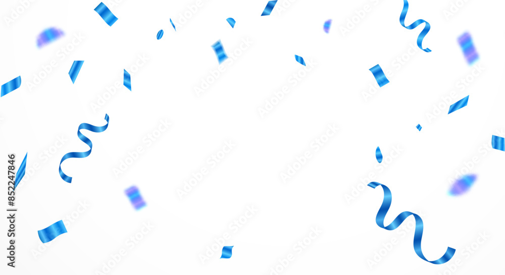 Blue confetti background for celebration party Vector illustration Blue confetti background for celebration party Vector illustration