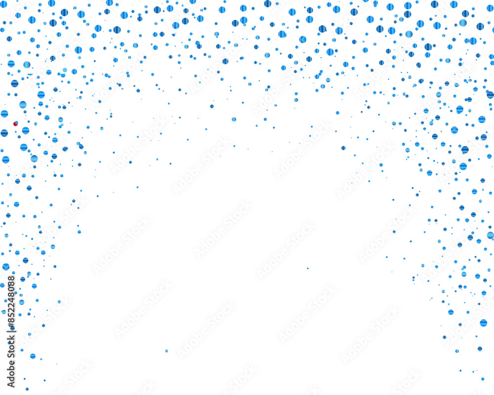 Confetti border frame repeat pattern. vector Confetti border frame repeat pattern. vector