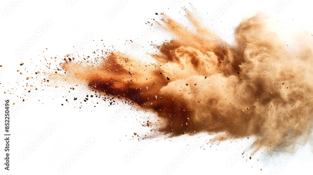 Dynamic Explosion of Brown Particles Generative AI Dynamic Explosion of Brown Particles Generative AI