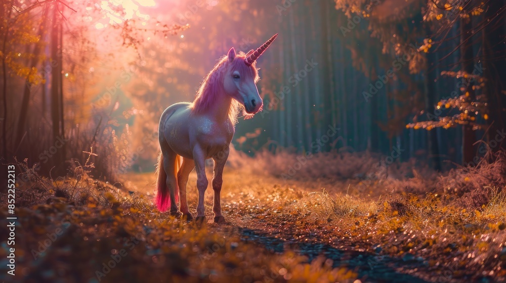 Vibrant Unicorn in Gradient Background - Realistic Fantasy Photography animal wallpaper wildlife background Vibrant Unicorn in Gradient Background - Realistic Fantasy Photography animal wallpaper wildlife background