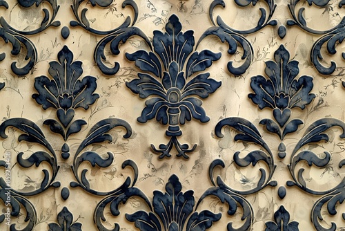 Elegance in Geometry: Intricate Pattern Wallpaper