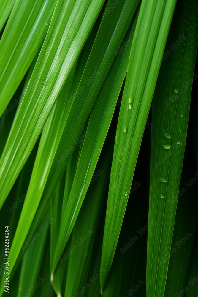 a close up of green leaves with water droplets on them a close up of green leaves with water droplets on them