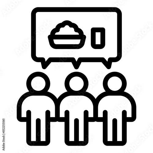 Starvation population problem icon