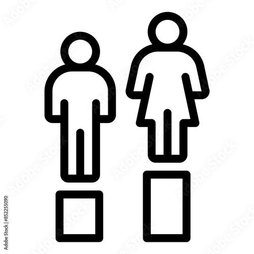 Male vs Female Population icon