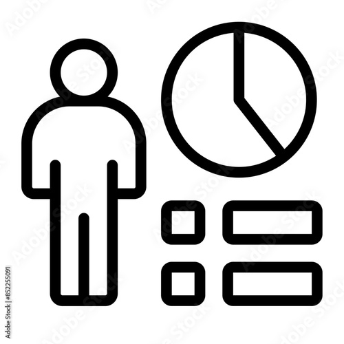 Male Presentation demographic data icon