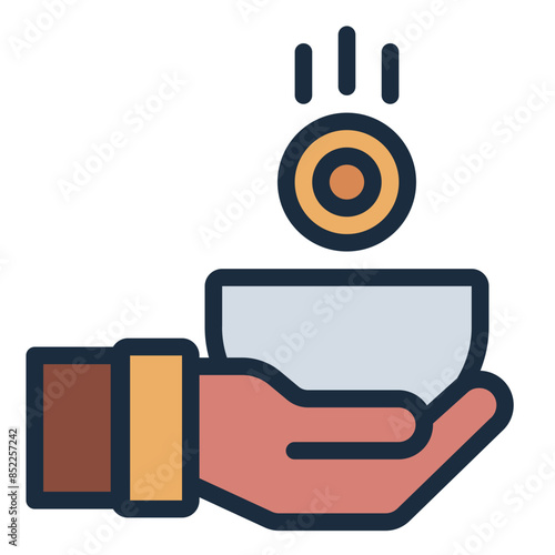 Donation charity icon