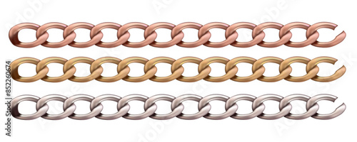 Haberdashery accessories. Set Metal chain.
