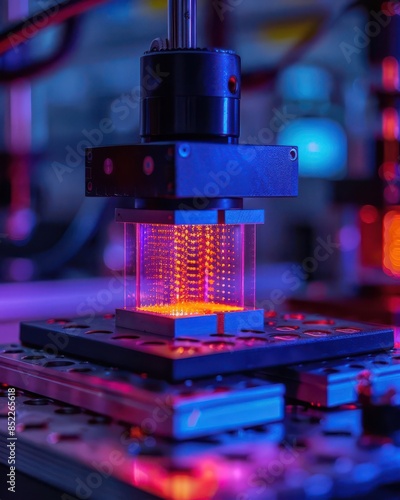 Optical spectrum quantitative analysis photo