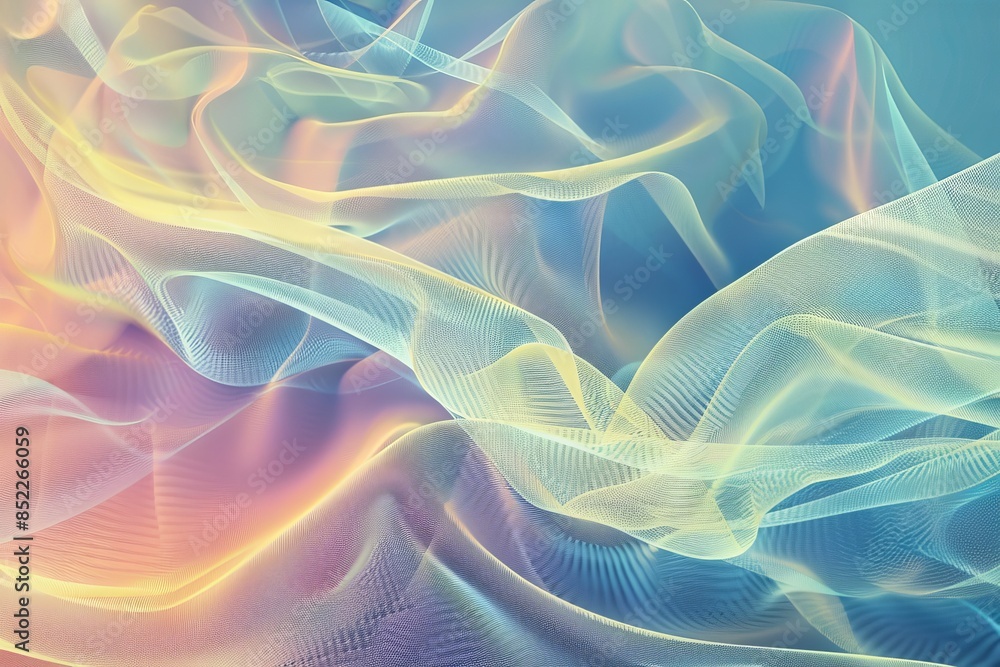Fototapeta premium Abstract gradient mesh background with a dreamy feel 