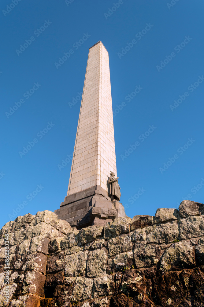 Obelisk Monument on One tree Hill Summit in Auckland, New Zealand
