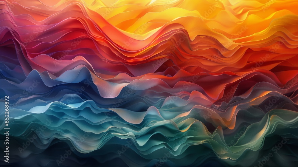 Digital wallpaper where colors seamlessly transition from one to another, resembling a flowing river. Digital wallpaper where colors seamlessly transition from one to another, resembling a flowing river.