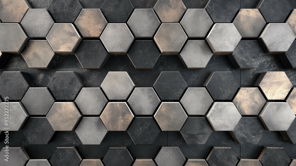 abstract background with hexagons abstract background with hexagons