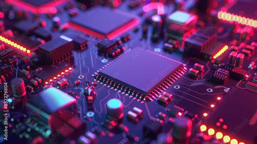 an abstract hardware board an abstract hardware board