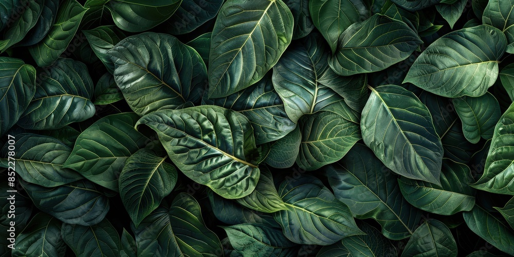 Vibrant Green Leaves Background Vibrant Green Leaves Background