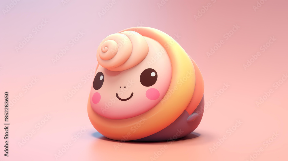 Craft cute digital art with clay Conch and Blender icons in soft pastel colors and gradients. Craft cute digital art with clay Conch and Blender icons in soft pastel colors and gradients.