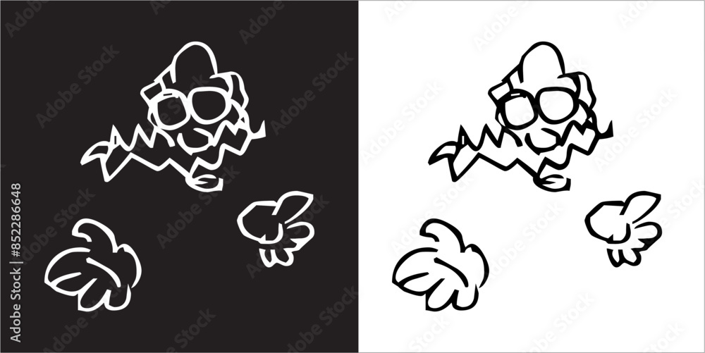 IIlustration Vector graphics of Brian Power icon IIlustration Vector graphics of Brian Power icon