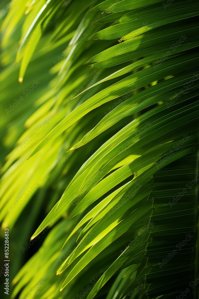 a close up of the leaves of a palm tree a close up of the leaves of a palm tree